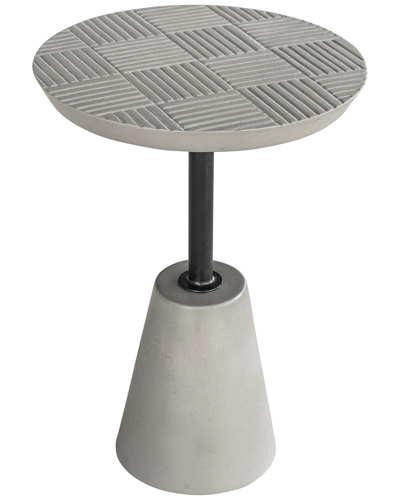 Moe's Home Collection Foundation Outdoor Accent Table In Grey