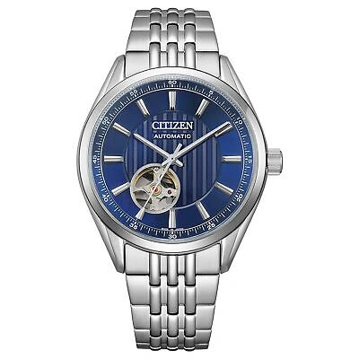 Pre-owned Citizen Collection Nh9110-90l Mechanical Automatic Men Watch Stainless Steel