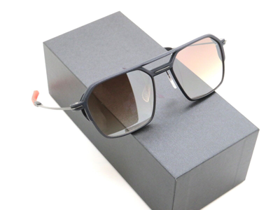 Pre-owned Mclaren Magnetic Series Mlmags01 C03 Matte Grey/gunmetal Sunglasses In Brown