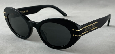 Pre-owned Dior Christian  Signature B3u 10a0 Black Sunglasses 51-20-140