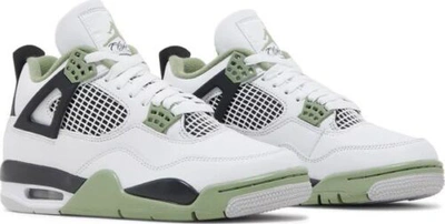 Pre-owned Jordan Wmns Air  4 Retro 'seafoam' Women's Size 7 - 12 Aq9129-103 Ds Nike In Green