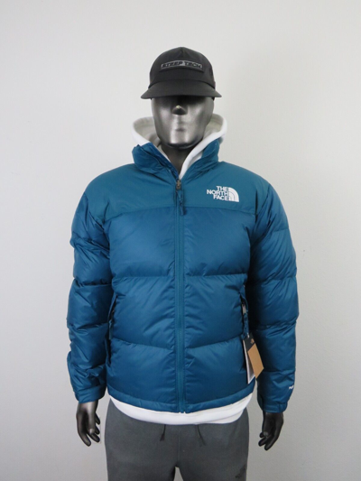 Pre-owned The North Face Mens  1996 Retro Nuptse 700-down Insulated Jacket Blue Coral In Pink