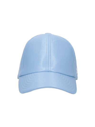 Courrèges Vynil Reedition Baseball Cap In Light Blue