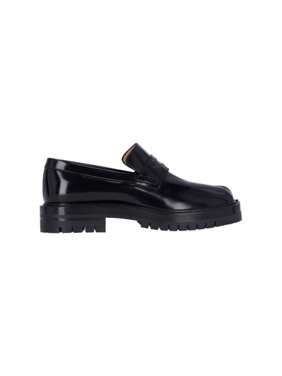 Maison Margiela 'tabi' Loafers In Black