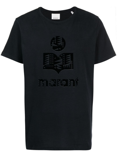 Marant T-shirt Logo In ブラック
