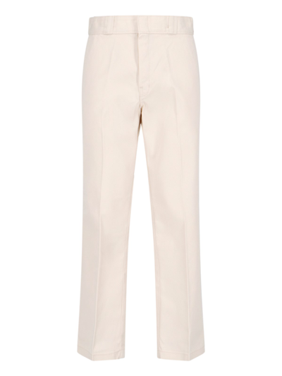 Dickies "double Knee Rec" Pants In White