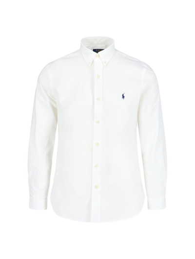 Polo Ralph Lauren Logo Shirt In White