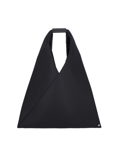 Mm6 Maison Margiela Japanese Large Tote Bag In Black  