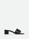 Bottega Veneta Women's Amy Block Heel Slide Sandals In Black  