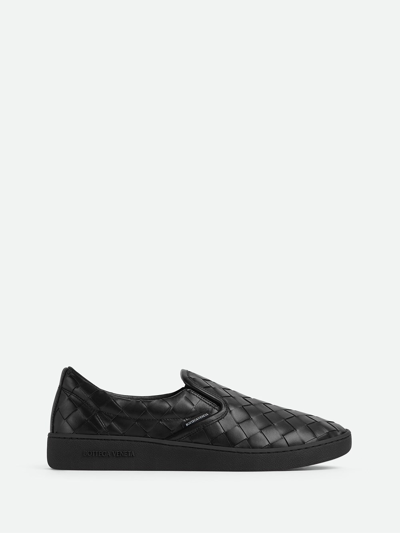 Bottega Veneta Black Sawyer Sneakers