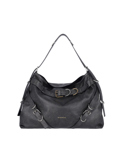 Givenchy 'voyou Boyfriend' Large Shoulder Bag In Black  