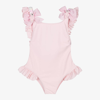 SELINI ACTION GIRLS PINK TEDDY BEAR & SEQUIN SWIMSUIT