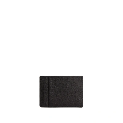 Marc Jacobs Leather Card Holder In Grey