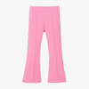 ELSY GIRLS PINK FLARED TROUSERS