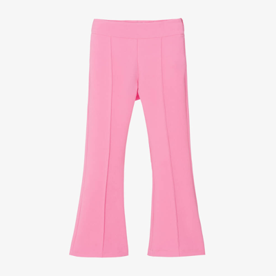 Elsy Kids' Girls Pink Flared Trousers