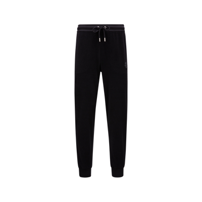Moncler Collection Chenille Sweatpants Black In Noir