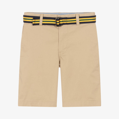 Polo Ralph Lauren Teen Boys Beige Cotton Chino Shorts