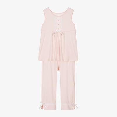 Amiki Children Girls Pale Pink Micromodal Pyjamas