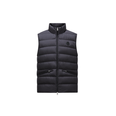 Moncler Collection Doudoune Sans Manches Lechtal In Noir