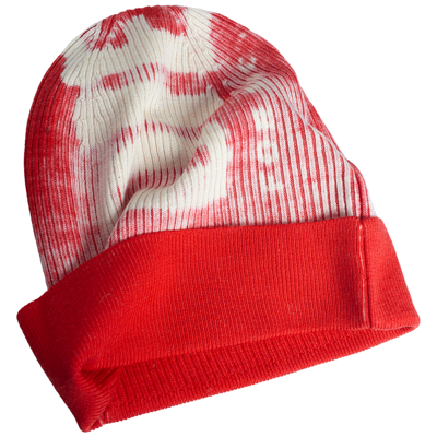 Diesel Red Wool Beanie With Logo