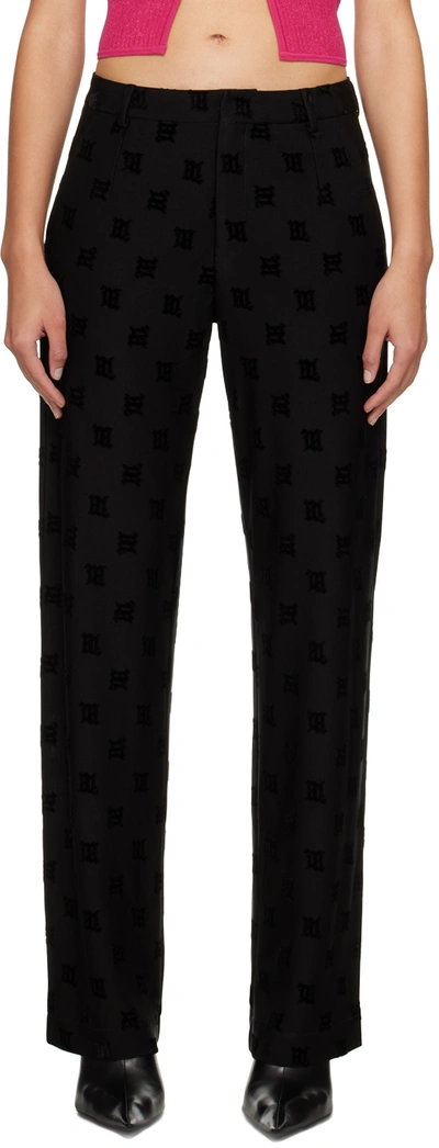 Misbhv Ssense Exclusive Black Monogram Trousers