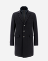 Herno Business Cashmere コート In Navy Blue