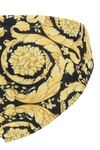 Versace Barocco Swim Briefs In Yellow, Black