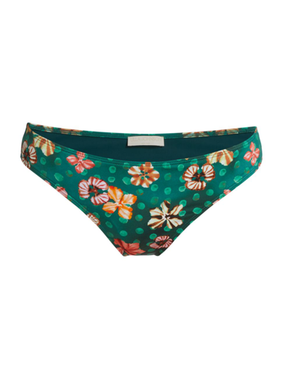 Ulla Johnson Zahara Bikini Bottoms Veridian S In Viridian