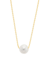 SAKS FIFTH AVENUE WOMEN'S 14K YELLOW GOLD & PEARL PENDANT NECKLACE