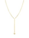 SAKS FIFTH AVENUE WOMEN'S 14K YELLOW GOLD HEART LARIAT NECKLACE