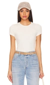 Citizen Of Humanity Citizens Of Humanity Ribbed Bree Baby T-shirt In White