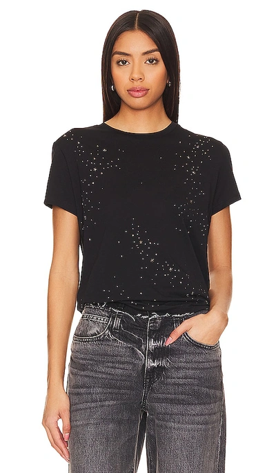 Allsaints Star Grace Relaxed Fit T-shirt In Black