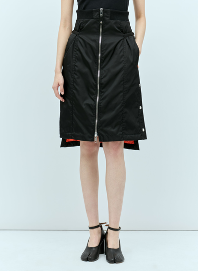 Gucci Cargo Midi Skirt In Black
