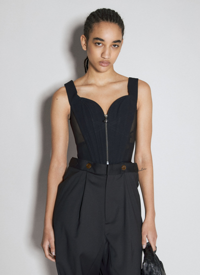 Vivienne Westwood Classic Cady Sleeveless Corset In Black