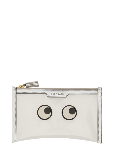 Anya Hindmarch "keep Safe Eyes" Pouch In White