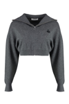 Isabel Marant Étoile Isabel Marant Etoile Oxane Zipped Cardigan In Grey