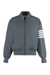 THOM BROWNE THOM BROWNE BOMBER JACKET IN TECHNICAL FABRIC