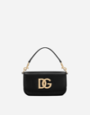 Dolce & Gabbana Dg-plaque Cross Body Bag In Black