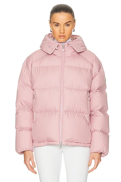 Moncler Mino 连帽羽绒夹克 In Pink