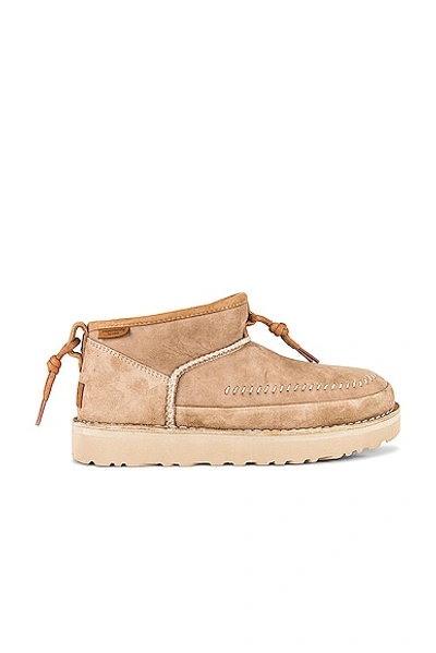 Ugg Ultra Mini Crafted Regenerate Boot In Sand