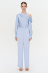 Jonathan Simkhai Novia Pant In Marina Blue