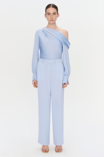 Jonathan Simkhai Novia Pant In Marina Blue