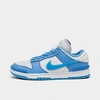 Nike Womens  Dunk Low Twist In Photon Dust/blue