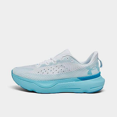 Under Armour Infinite Pro Trainers In White/distant Grey/sky Blue