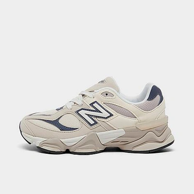 New Balance Little Kids' 9060 Casual Shoes In White/grey/tan