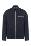 Dolce & Gabbana Denim Jacket With Buttoned Cuffs And Multiple Pockets In Denim