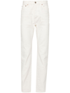 Tom Ford Slim-fit Distressed-effect Jeans In Neutrals