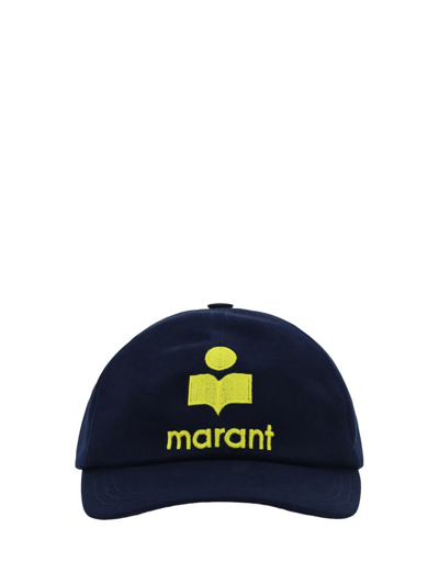Isabel Marant Hats E Hairbands In Midnight/yellow