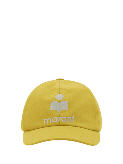 Isabel Marant Hats E Hairbands In Yellow/ Ecru