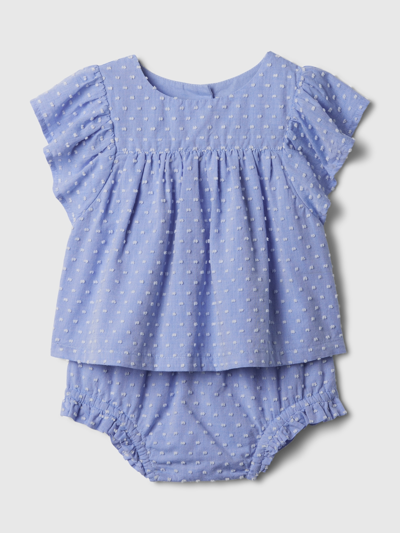 Gap Baby Ruffle Outfit Set In Chambray
